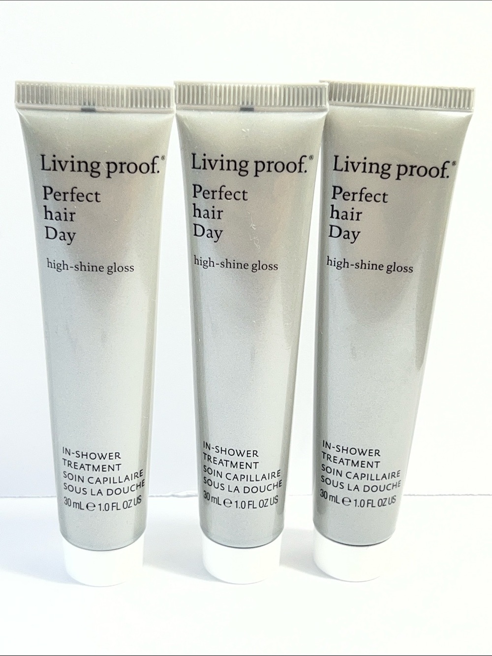 Living Proof Perfect Hair Day PHD High-Shine Gloss 1 oz (Lot of 4)